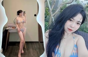 Tiktoker Yen Linh แสดงคลิปร้อนกับแฟนของเธอในห้องนอน